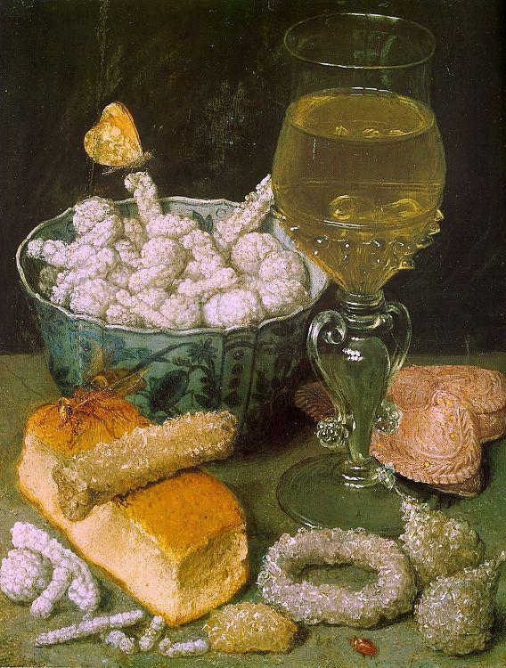 Georg Flegel Still Life with Bread and Confectionery 7 Norge oil painting art